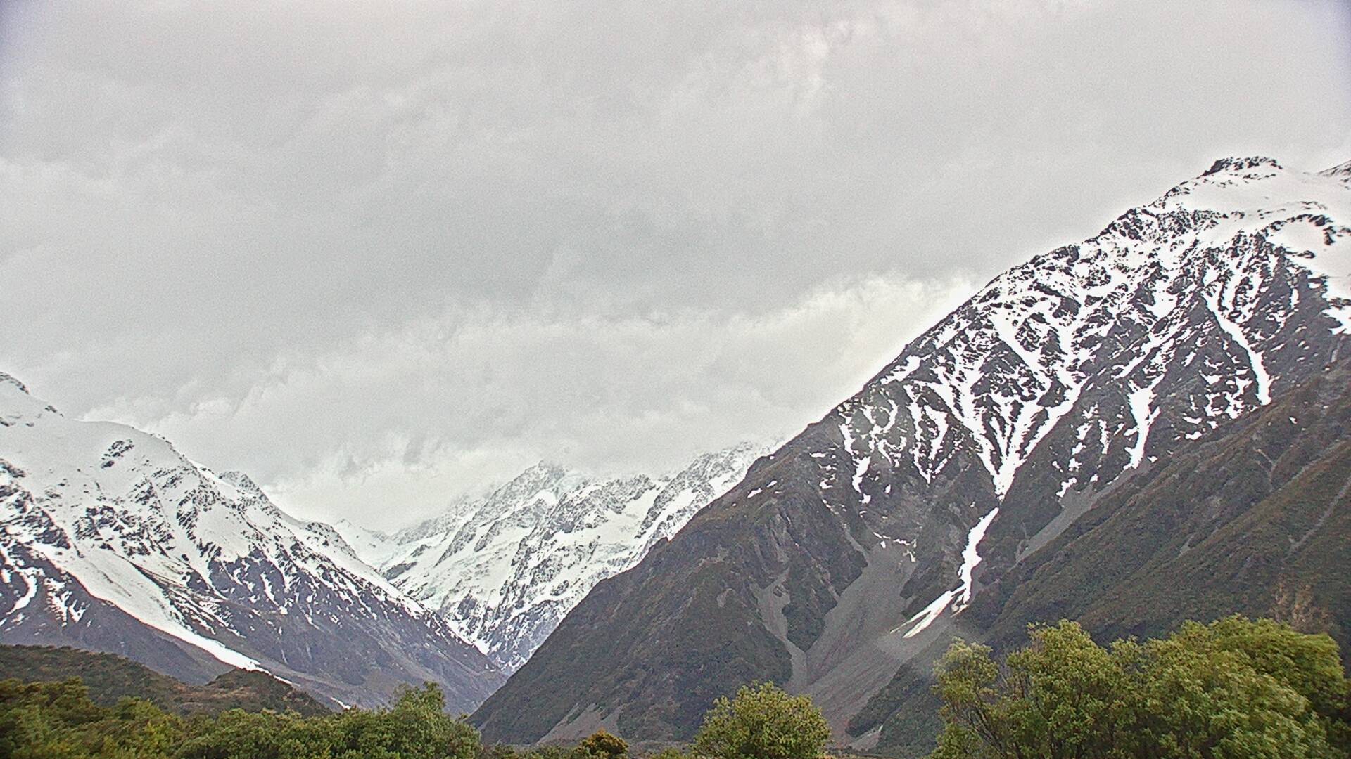 View towards Aoraki/Mount Cook Webcam