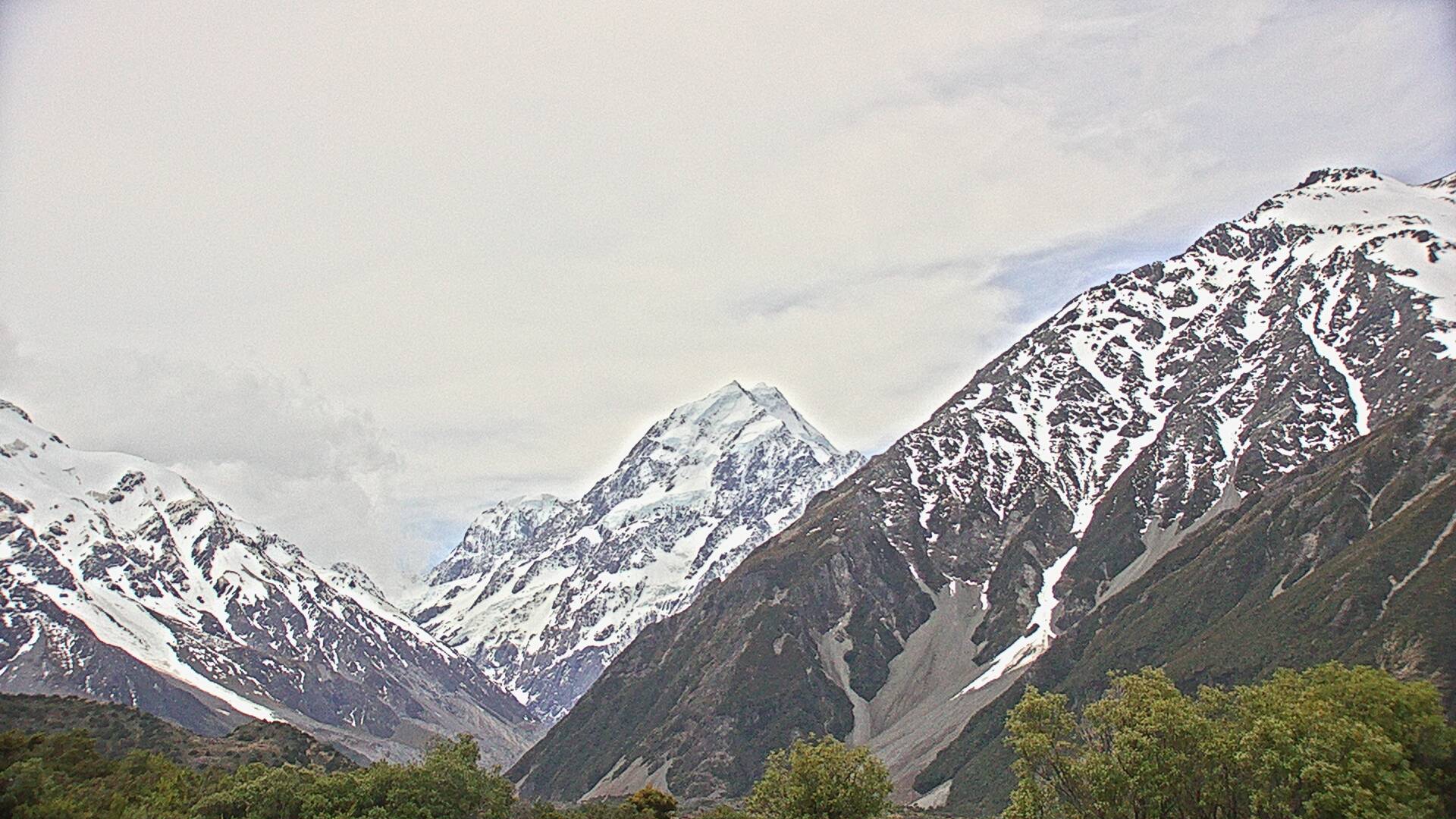 View towards Aoraki/Mount Cook Webcam
