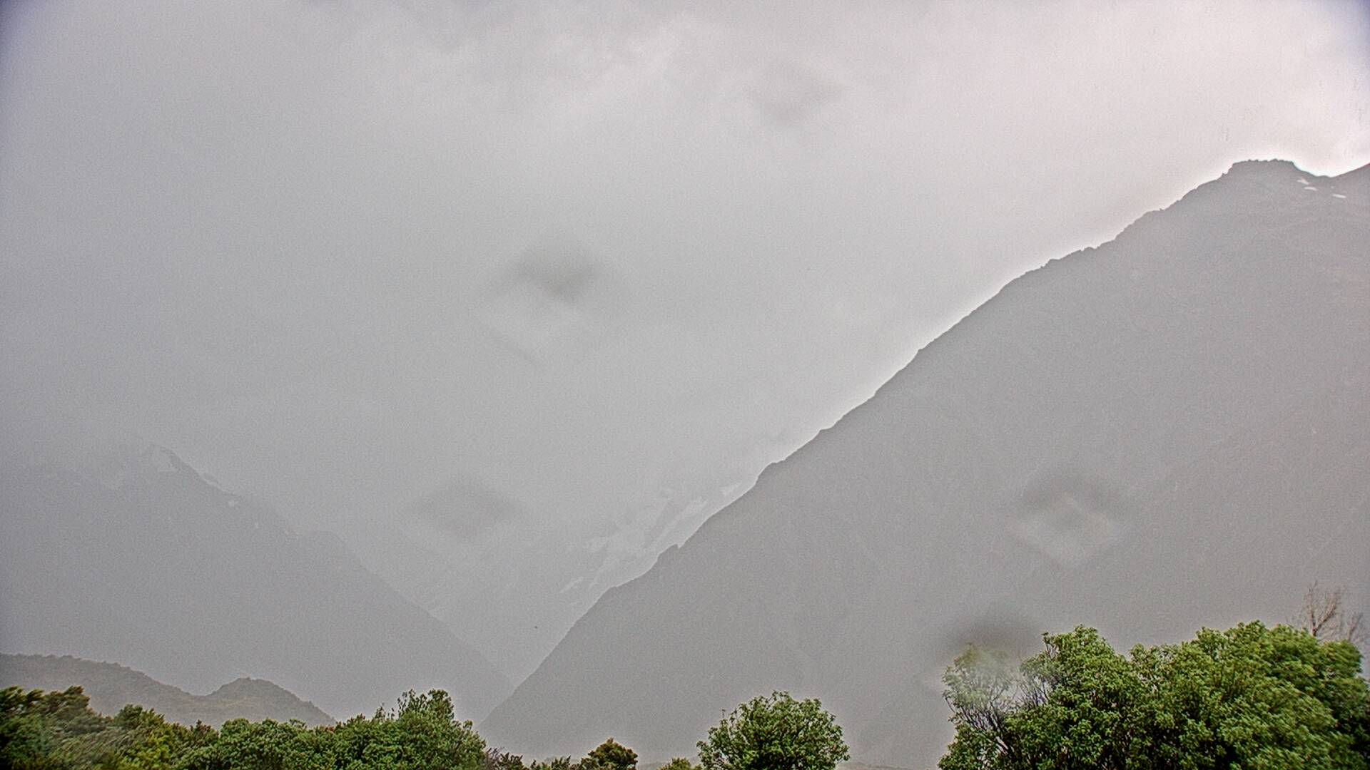View towards Aoraki/Mount Cook Webcam
