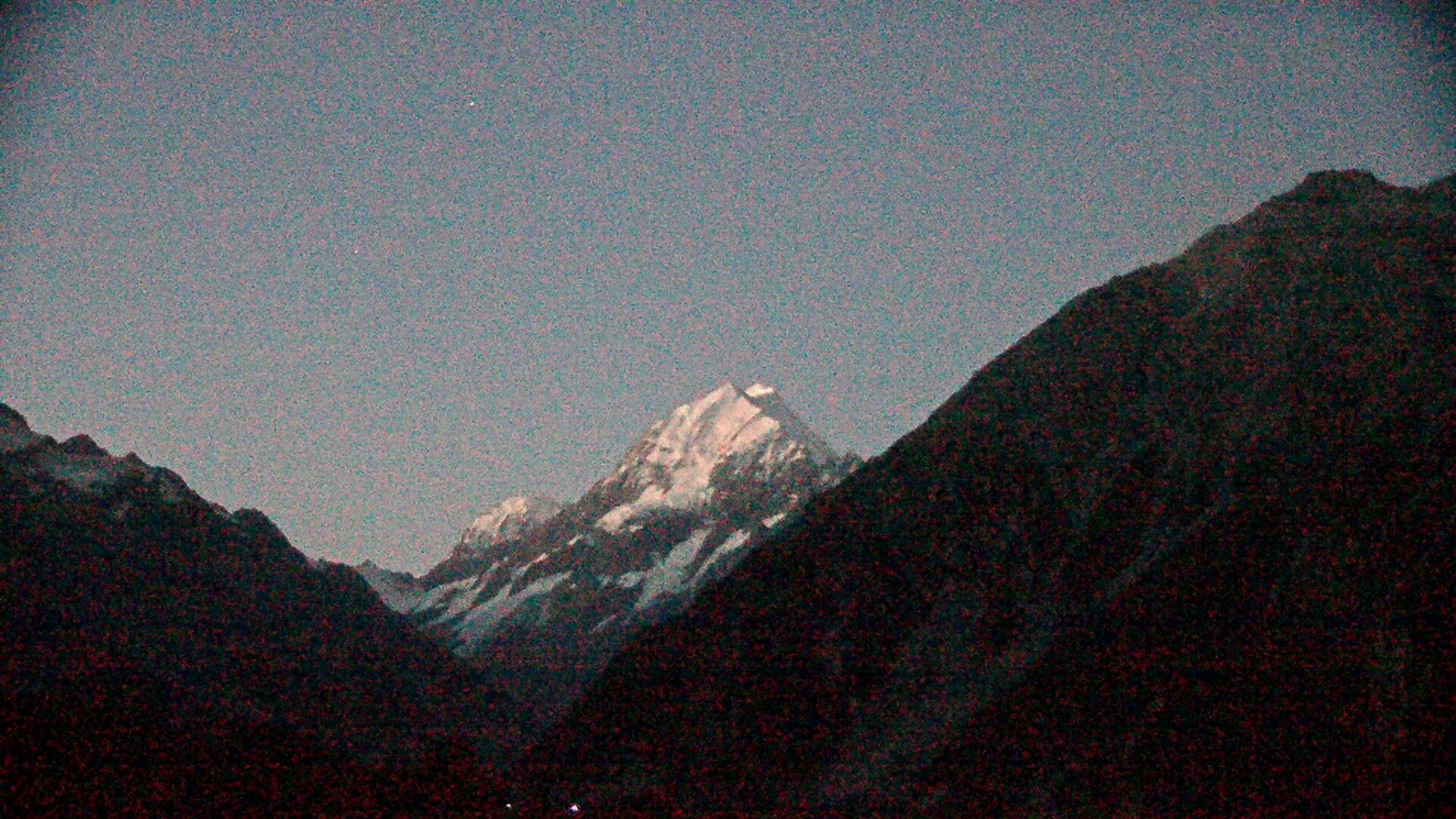 View towards Aoraki/Mount Cook Webcam