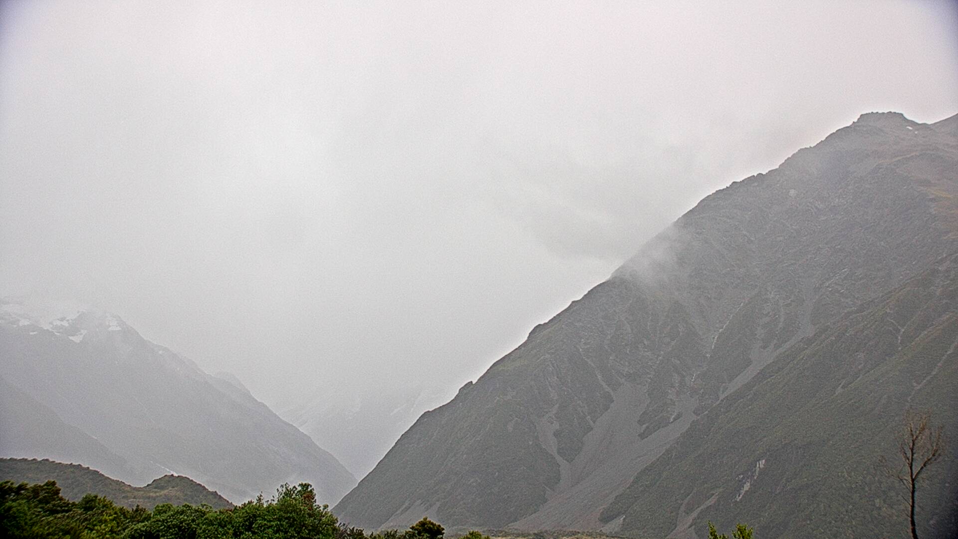 View towards Aoraki/Mount Cook Webcam