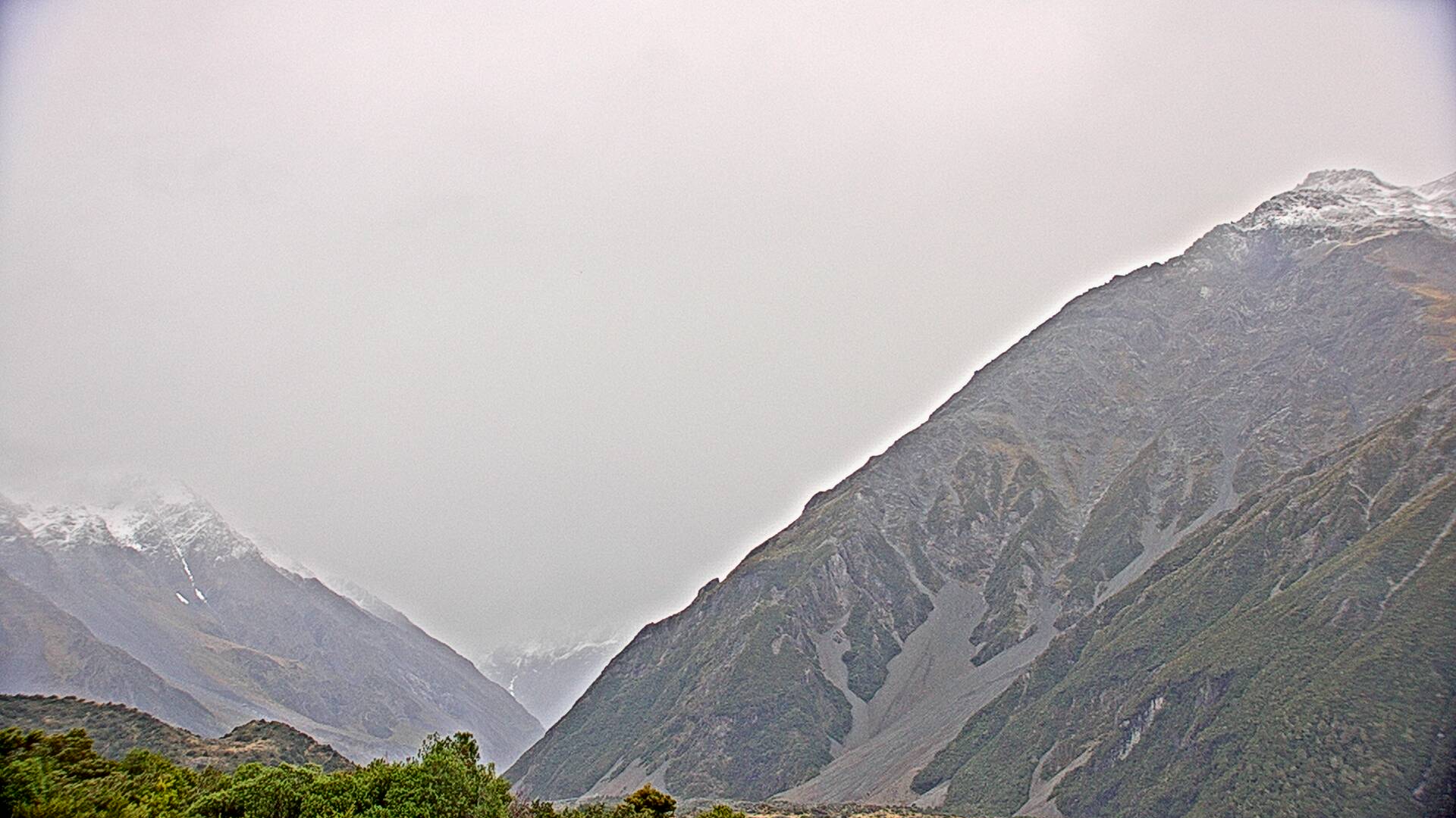 View towards Aoraki/Mount Cook Webcam