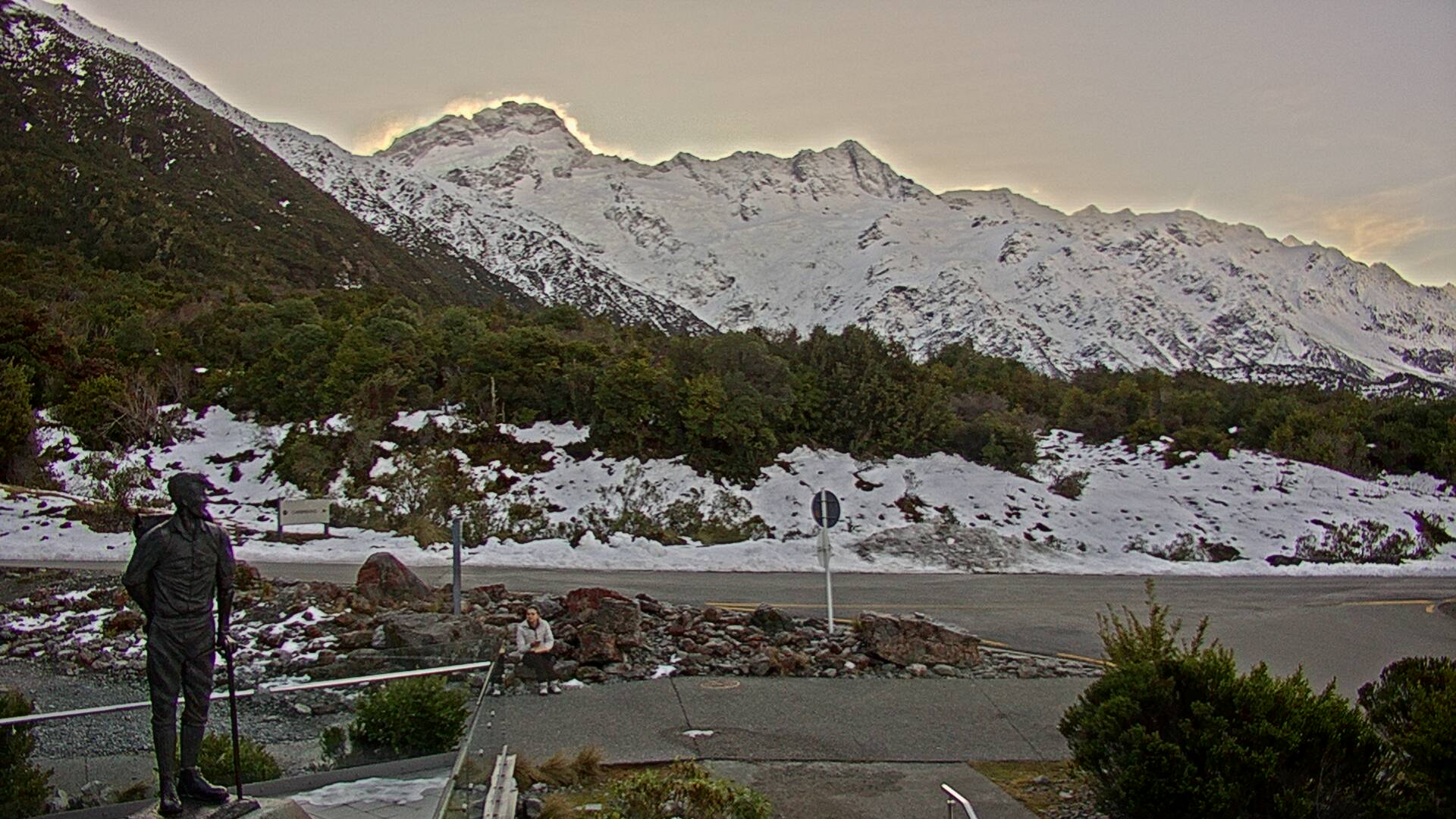 View from Sir Edmund Hillary Café  Webcam