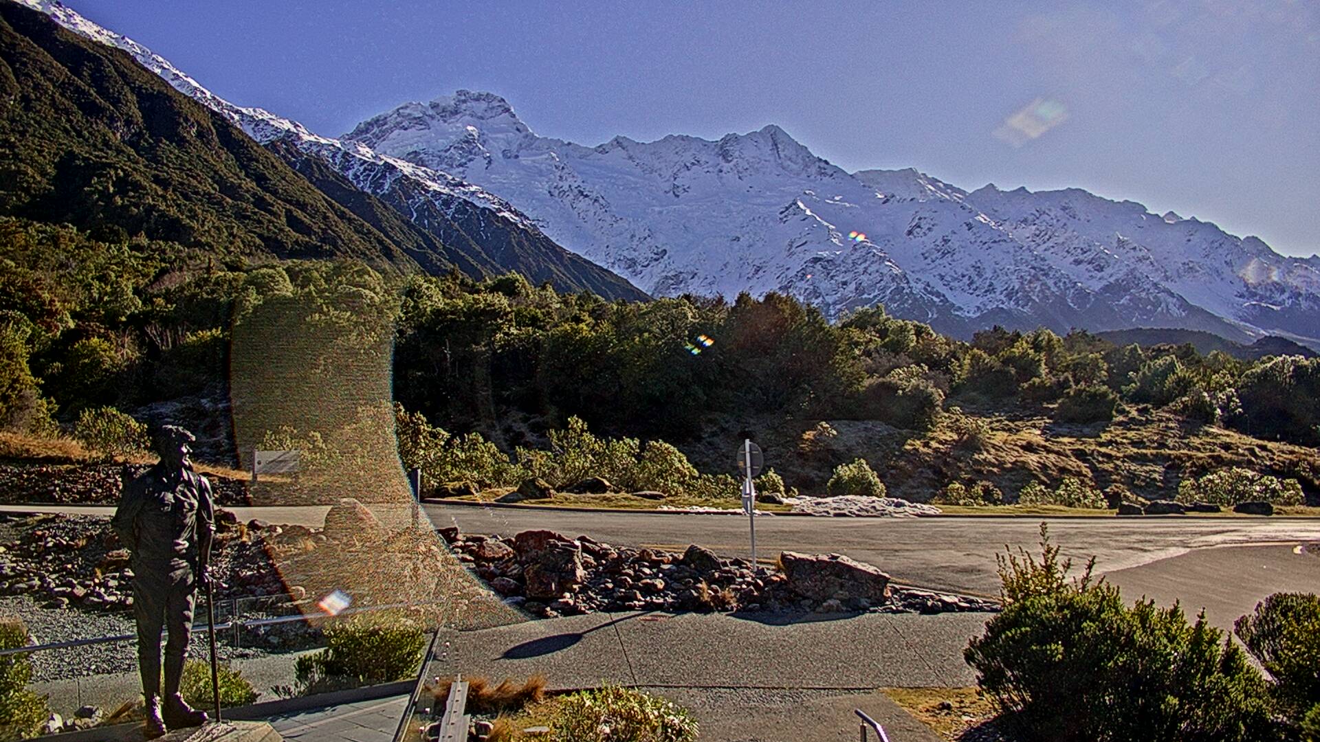 View from Sir Edmund Hillary Café  Webcam