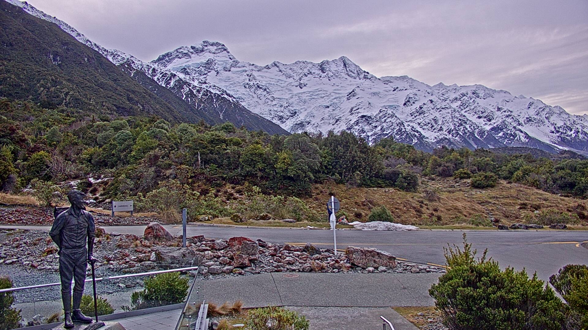 View from Sir Edmund Hillary Café  Webcam