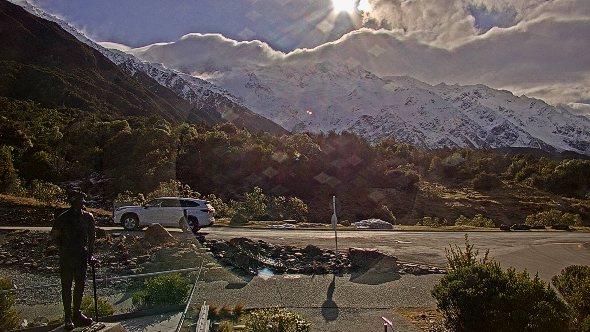 View from Sir Edmund Hillary Café  Webcam
