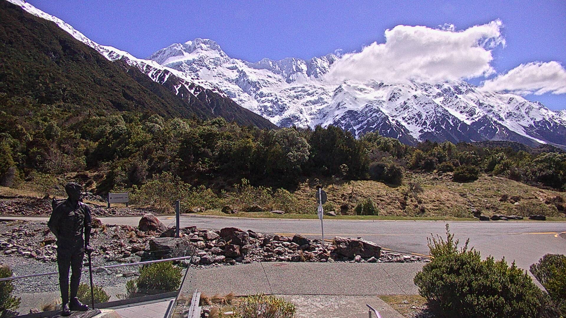 View from Sir Edmund Hillary Café  Webcam