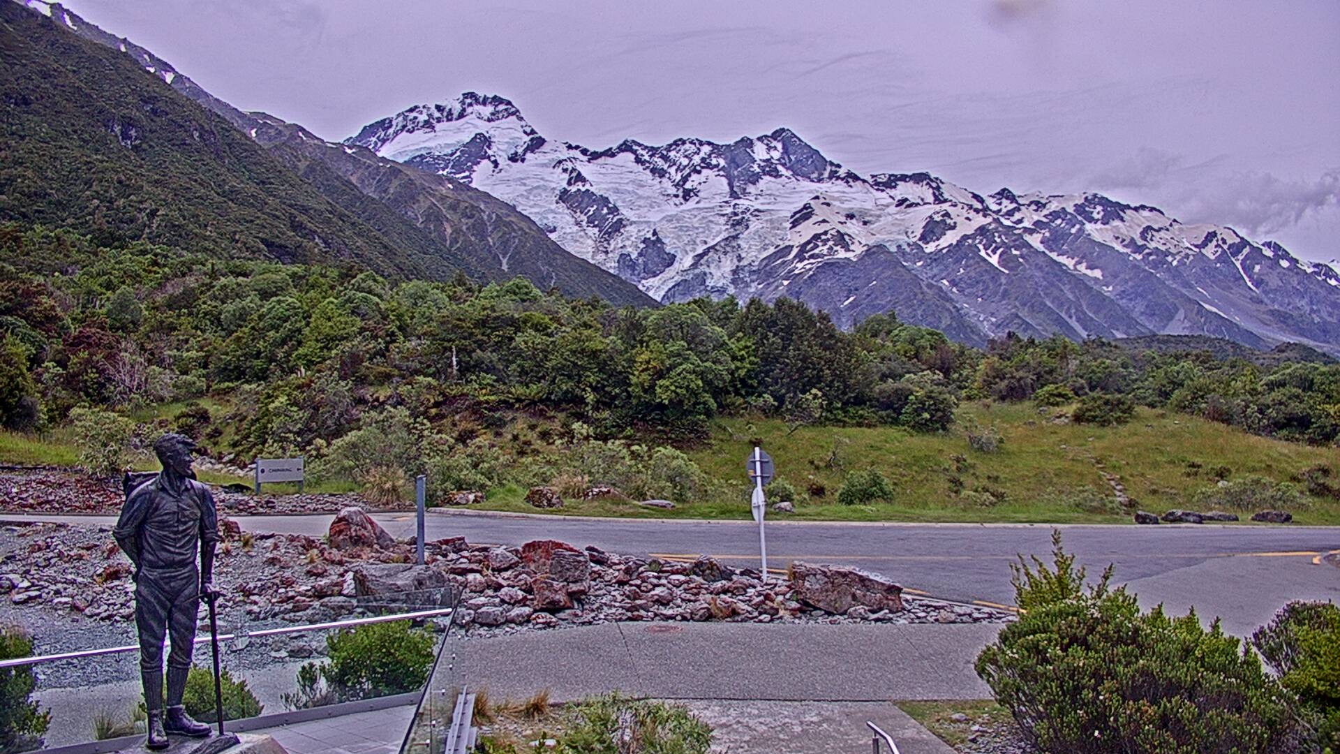 View from Sir Edmund Hillary Café  Webcam