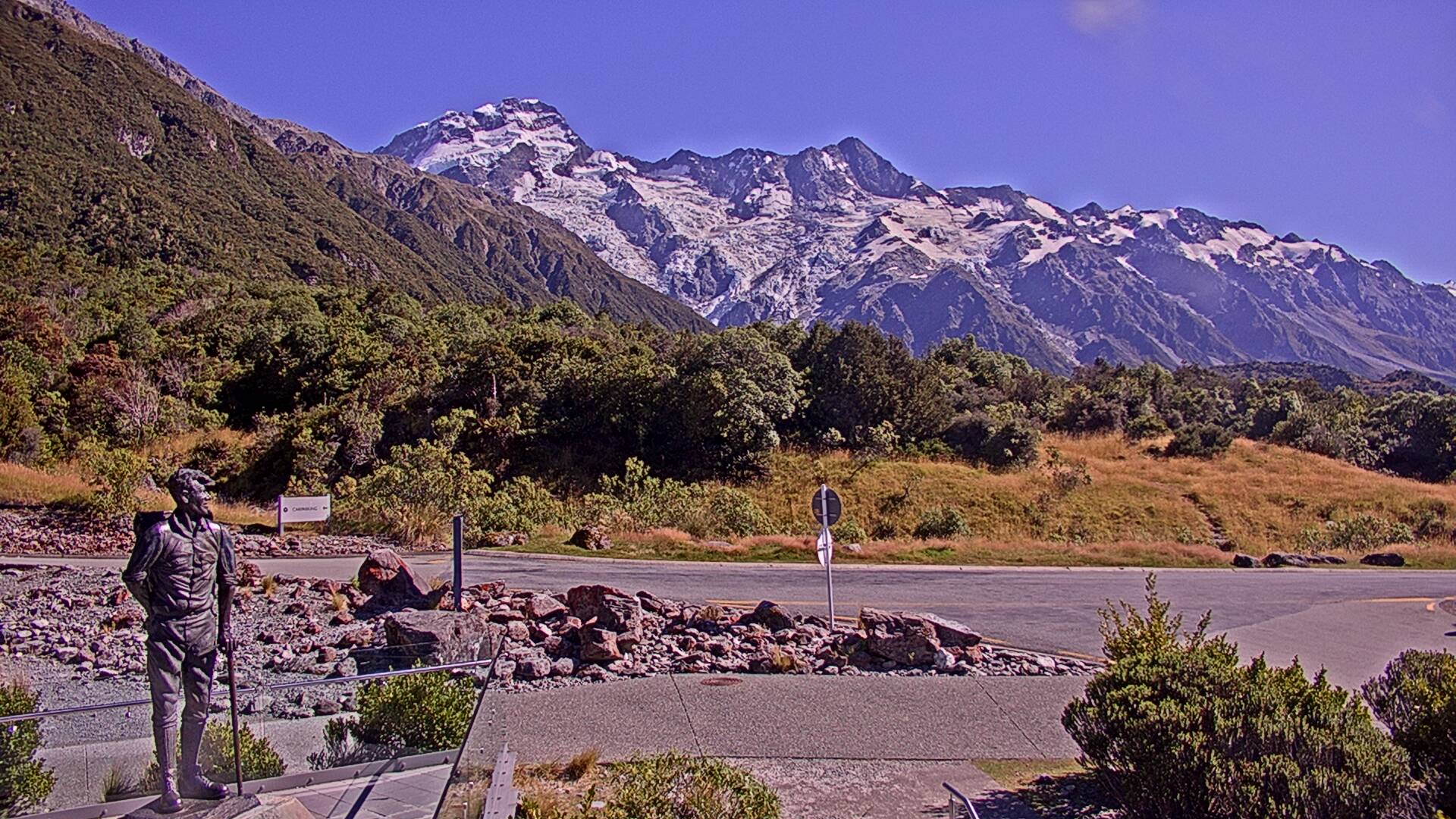 View from Sir Edmund Hillary Café  Webcam