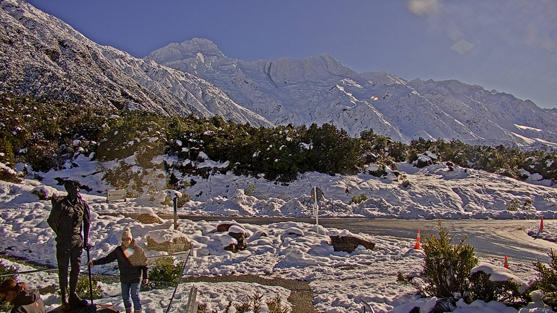 View from Sir Edmund Hillary Café  Webcam