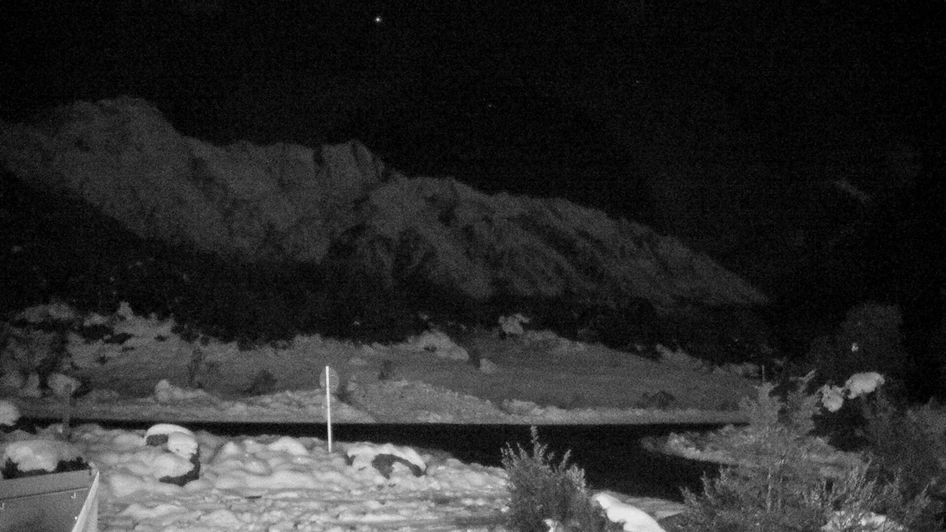 View towards the Hooker Valley Webcam