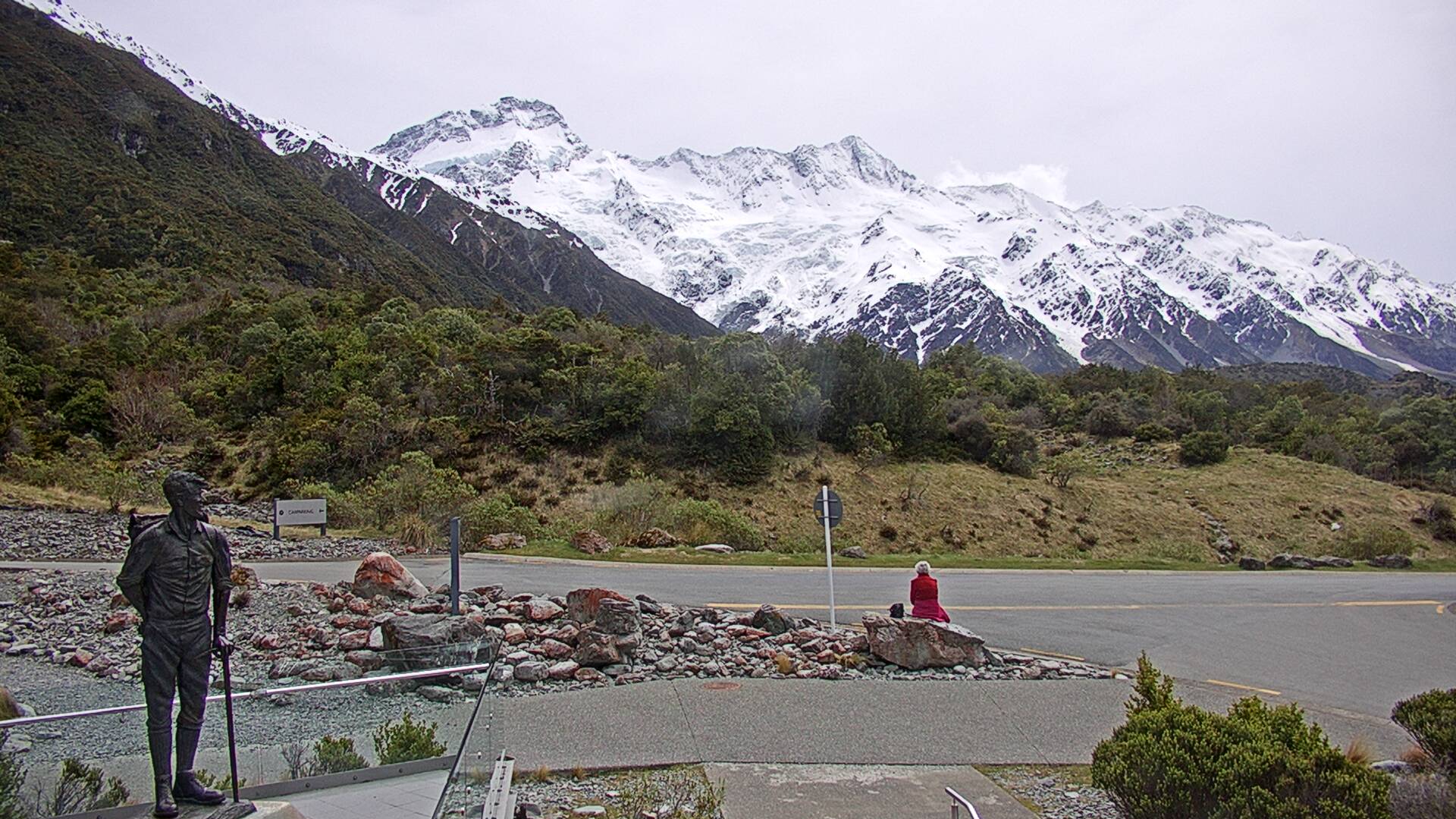 View from Sir Edmund Hillary Café  Webcam